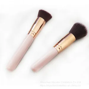 New High Quality Customized Portable Makeup Brush Powder Brush Foundation Brush OEM Blush Brush thumbnail-4