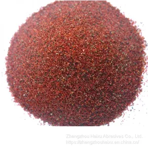 Factory Price of 20/40 Mesh Blasting Pink Garnet Sand thumbnail-1