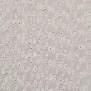 Swiss Voile 100% Cotton Dress Fabric Embroidered Lace thumbnail-1