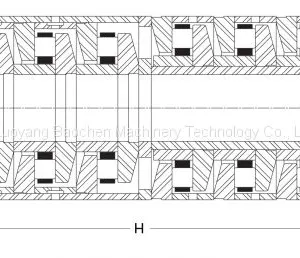 TAB-035075M 88.9*187.9*108mm Food Extruder Gearbox Multi Stage Bearings thumbnail-2