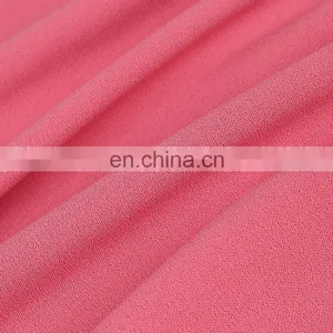 Chinese 100D 92% Polyester 8% Spandex 4 Way Stretch Moss Crepe Woven Fabric thumbnail-3