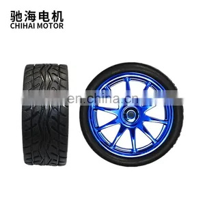 34/43/65/80/130MM 60mm Mecanum Wheel Plastic Rubber Tire Accessories for RC Model Vehicles DIY Robot Scientific Education thumbnail-1