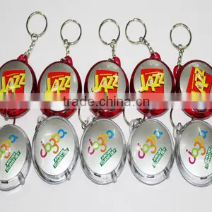 Promotional Gift Mini Bright Keychain Flashlight Flat Led Flashlight thumbnail-3