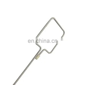 Elderly Aid Extra Long Handle Iron Metal Rubber Coated Toe Washer With 3 Pcs Cotton Covers thumbnail-2
