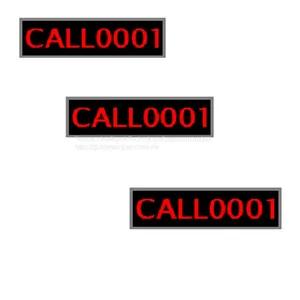 3.75mm Red Dot Matrix Digital LED Counter Display for Bank/Hospital/Supermarkrt thumbnail-1