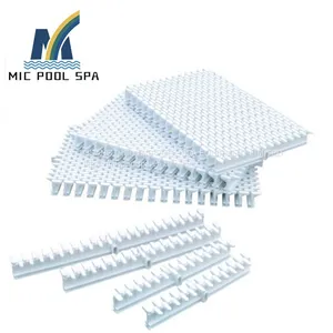 Above the Pool Drain Grate Gutter Plastic Overflow Pvc Swimming Pool Grating thumbnail-5