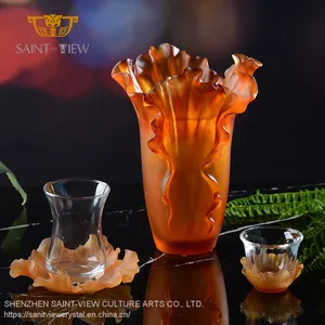 Arabic Mabkhara Restaurants Coffee Tea Unique Modern Poppy Incense Burner Cups Set Manufacturer thumbnail-4