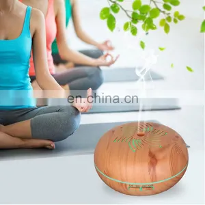 New Wood Small Ultrasonic Aromatherapy Diffuser Essential Grain Aroma Diffuser Vase Petal Ultrasonic Large-capacityProduct thumbnail-1