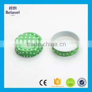 54mm Glass Jar Lid White Dot Colorful Metal Screw Cap for Mason Jar Quality Choice thumbnail-6