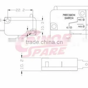 Cheap Hot Sale Micro Switch for Gate Opener thumbnail-2