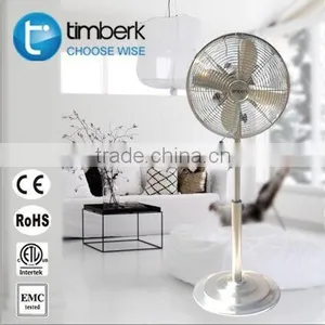 12" Classical Metal Stand Fan thumbnail-1