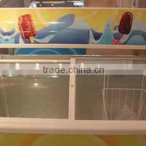 100L - 600L Ice Cream Chest Freezer With Glass Top thumbnail-3