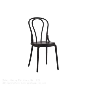 Sturdy Plastic Side Chairs With Hollow Backrest DC-N07 thumbnail-1