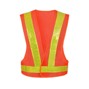 Safety Vest With High Visibility and Reflective Safety Vest, Men's and Women's Work Vests With Reflective Strips thumbnail-4