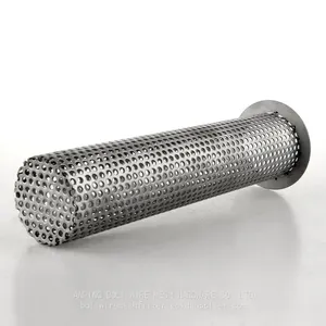 Stainless Strainer Tube Filter Stainless Steel Tube Filter Stainless Tube Strainer Stainless Steel Perforated Metal Tube Bucket Basket Filter Strainer thumbnail-2