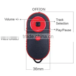 High Quality Mini Portable Bluetooth Remote Camera Shutter Release Control for IOS Android Smartphone thumbnail-6