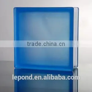 190*190*80mm Decorative Solid Transparent Glass Block With Red Color Inside With CE,ISO thumbnail-4