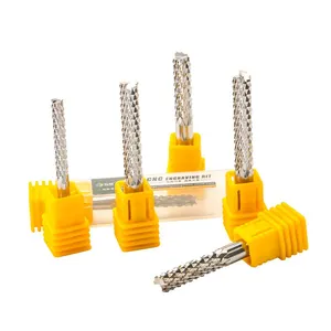 Solid Carbide 3.175/4/6mm Corn Teeth End Milling Machine CNC Circuit Board Carbon Fiber Cutting Tool With OEM Support thumbnail-3