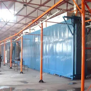 High Efficiency Energy Saving Fluidized Bed Dip Powder Coating Equipment Eco Friendly for Refrigerator Shelves thumbnail-2