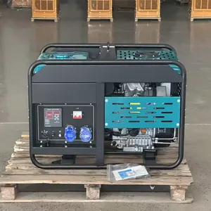 Small Home Use Silent Diesel Generator 12kVA 10kw 15kw 12kw 10kVA 15kVA 50Hz 3 Phase 4 Wire 24V Electric Start thumbnail-4
