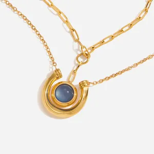 REACH Compliant Stainless Steel Necklace for Jewelry Manufacturing thumbnail-1