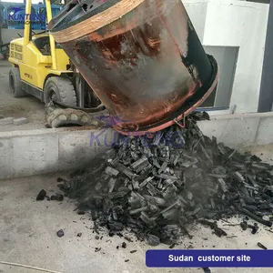 Smoke Free Coconut Shell Charcoal Carbonization Furnace Making Machine Stove EPC thumbnail-3