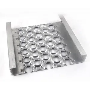 Customized and Galvanized Anti-skid Plate With Crocodile Mouth Metal Sheet for Safety Grating thumbnail-3