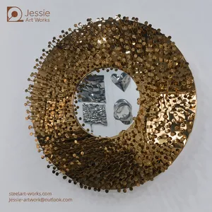 Stainless Steel Indoor Wall Sculpture for Decorative Projects thumbnail-4