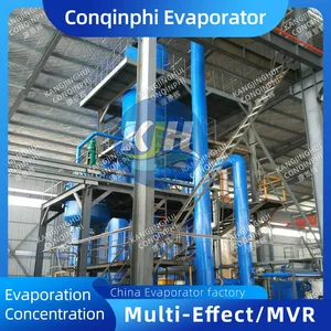 316L Stainless Steel Counterflow MVR Evaporator, 500L/h Capacity, IP65 Electrical System thumbnail-2