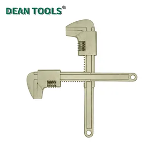 375 mm Non-Sparking Right Angle Adjustable Wrench 88 mm Opening Aluminum Bronze Non-Magnetic & Corrosion Resistant thumbnail-5