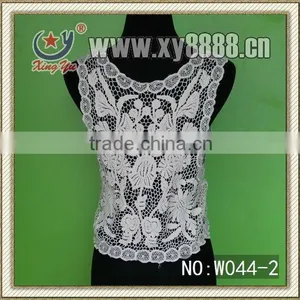 2013 New Fashion Ladies Embroidered Lace Cropped Tank Top/Sleeveless Lace Top/Crochet Lace Top thumbnail-1