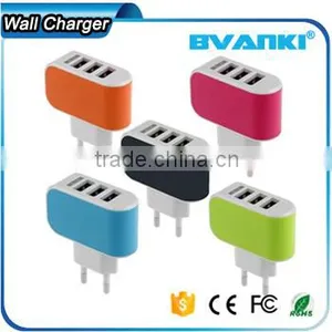 Sales Promotion !!! China Supplier Multi Port Usb Chargers Travel Wall Charger US EU UK AU Plug 5V 3.1A 3 Port USB Charger thumbnail-1