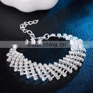 Exaggerated Ultra Wide Diamond Bracelet The Bride Bracelet thumbnail-3