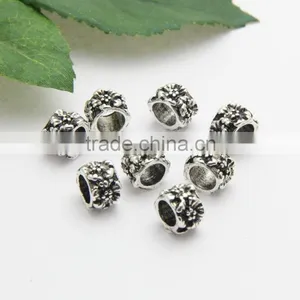Anti-silver DIY Bracelets Neckalces Accessories Big Hole Metal Slide Beads thumbnail-6