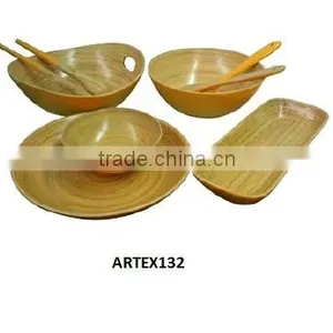 Made in Vietnam Bamboo Lacquer Vase thumbnail-1