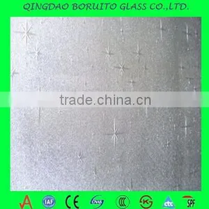 Decorative Figured Glass Pattern Glass Float Glass for Building thumbnail-3
