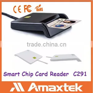 White Black Debit Card Reader and Writer With Cable thumbnail-2