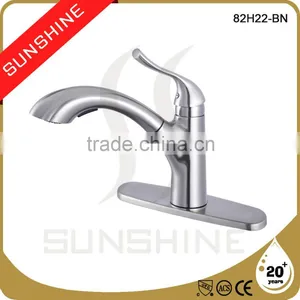 82H22-BN China Faucet Factory High Quality Brass Pop up Kitchen Faucet thumbnail-1