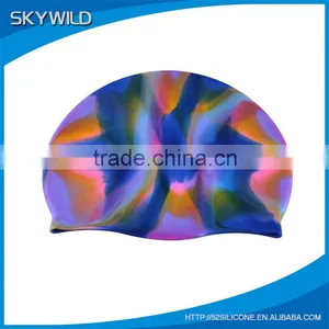 Customize Fashionable Adult Silicone Swim Cap thumbnail-4