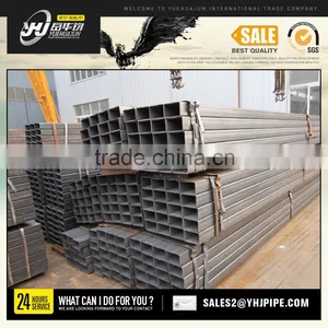 MS ERW Black Square And Rectangular Hollow Section Pipes/40x40 Steel Square Pipe thumbnail-6