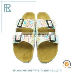 2016 Cheap Wholesale in China Buckle Strap Thin Cork Sole Sandals thumbnail-2