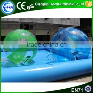 Latest Water Filled Weight Ball Water Zorb Ball Walking Water Ball Pool for Sale thumbnail-3