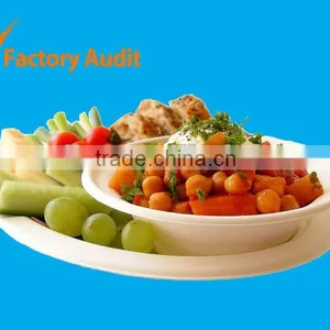 Disposable Biodegradable Bagasse Plate thumbnail-1