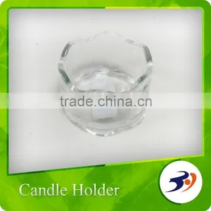 Modern Clear Glass Candle Holder With Lid thumbnail-4