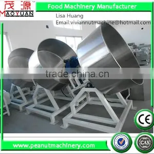 High Efficiency Stainless Steel Purple Potato Peanut Coating Machine Manufacture thumbnail-1