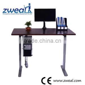 Electric Adjustable Desk Sit to Stand Office Table Factory Wholesale thumbnail-1