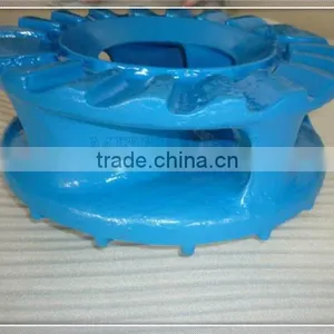 High Chrome 27% & Rubber Slurry Pump End Parts Impeller thumbnail-2