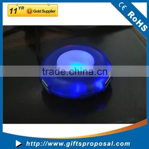 Button Shape USB Hub Round Portable Mini Hub With Webkey Function You Can Insert Website thumbnail-1