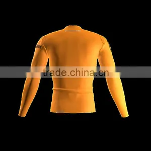 Polyester Spandex Long Sleeves Savv Show Compression Shirt/Rash Guard With Club Logo Player Name and Numbers at Sleeves thumbnail-2