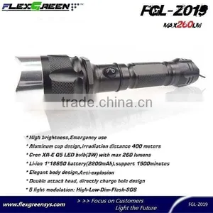 18650 Battery Charge Base Q5 Led Torch thumbnail-3